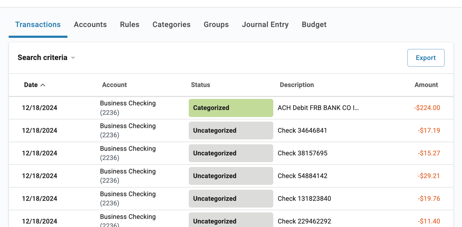 How to view transaction History