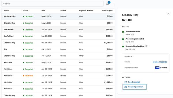Invoicing_RefundPayment