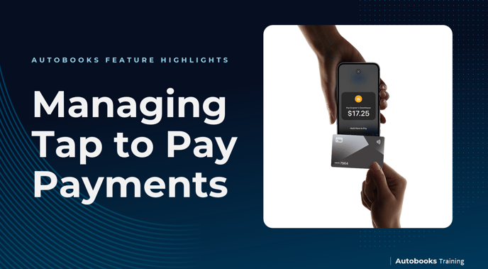 Managing Tap to Pay Payments